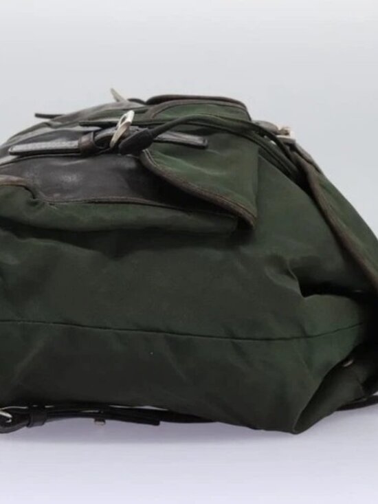 PRADA Backpack Nylon Khaki Auth bs23722 main image 8